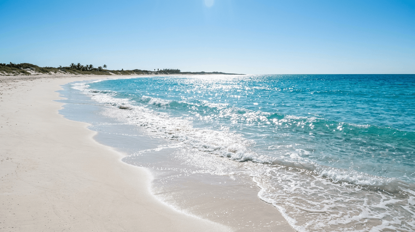 Illustrative beach scene (not this exact location)